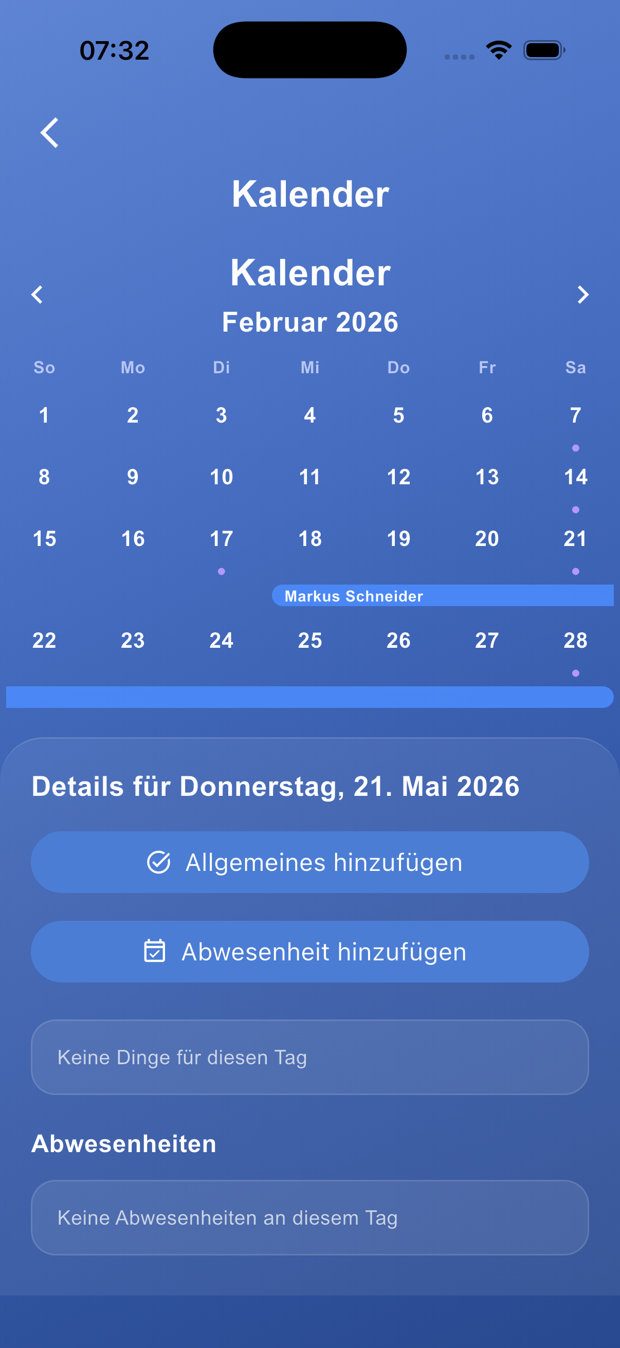 Stall Manager App Vorschau 14