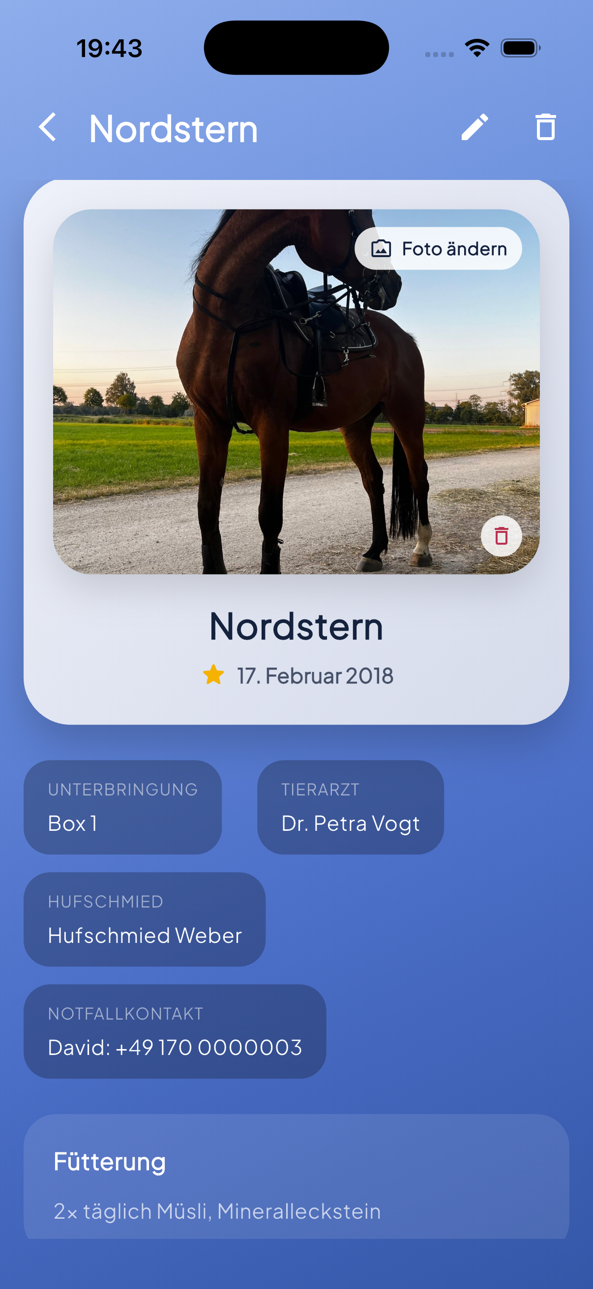 Stall Manager App Vorschau 7