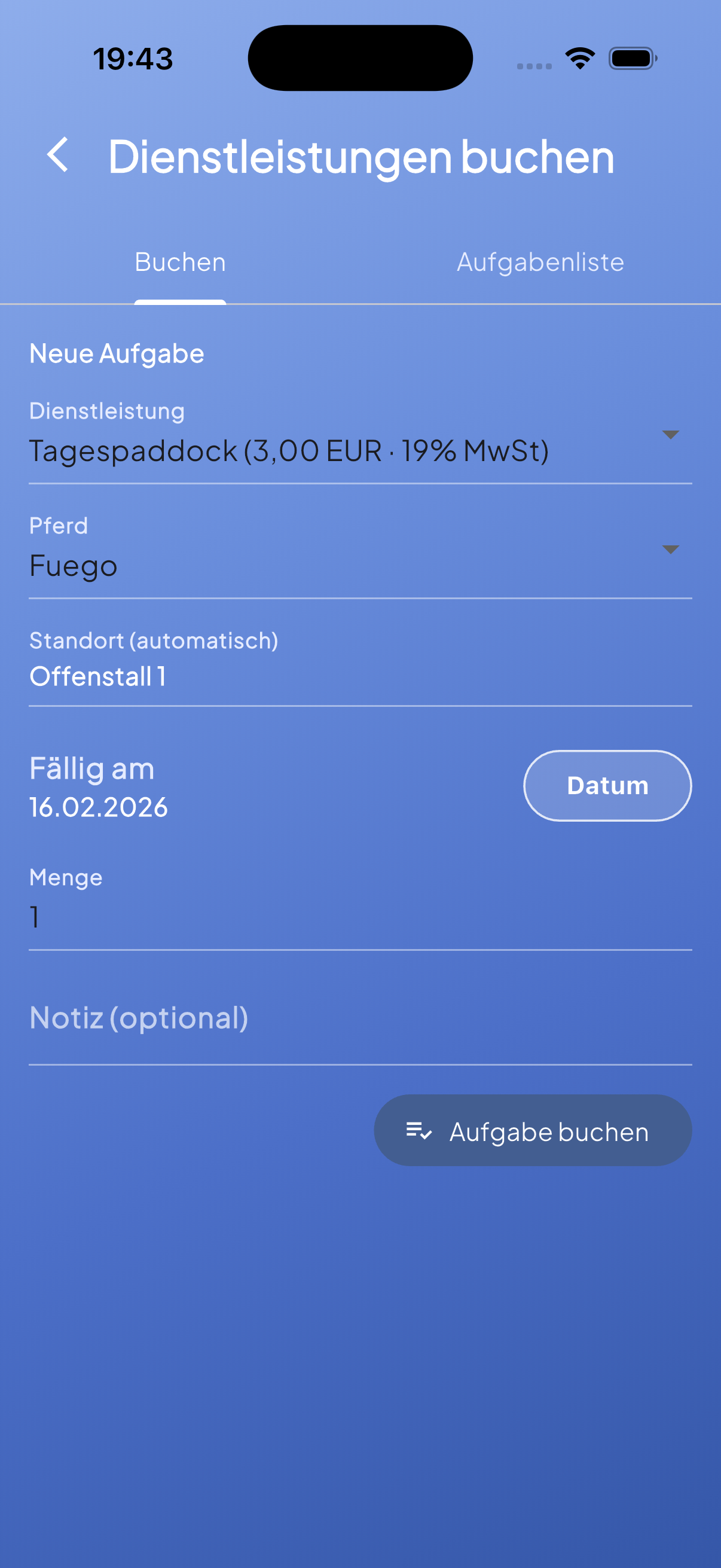 Stall Manager App Vorschau 9